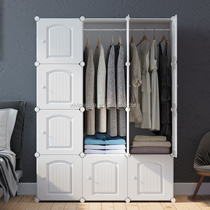 High Quality <strong>Plastic</strong> DIY Cloth <strong>Wardrobe</strong> - Product Image 4