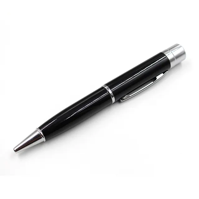 Pen drive USB com tinta azul, caneta pendrive em formato de presente, 2GB, 4GB, 8GB, design agradável