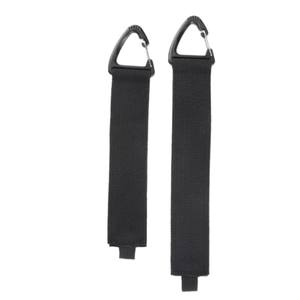 Sangle de suspension en nylon noir avec mousqueton pour le contrôle du fret et l'organisation du stockage – Tailles S, M, L - Product Image 4