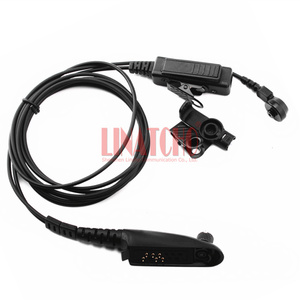 Bonne qualité noir talkie-walkie acoustique clair Tube GP338 GP328 GP680 GP1280 Radio longue PTT MIC écouteur - Product Image 6
