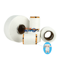 Nappy Waistband Raw Material Elastic Thread Crearo 558D Qianxi 580D Spandex Yarn for Baby Diaper