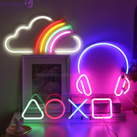 Coeur d'amour coloré Dimmable Led Neon pour la Saint-Valentin Home Party Logo personnalisé Flexible Silicone Neon Signs