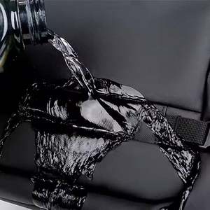 Sac à dos pour ordinateur portable imperméable pour homme, vente chaude, nouveau sac de voyage multifonctionnel en PU avec fermeture à glissière et port USB - Product Image 5