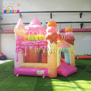 Château gonflable commercial personnalisé WINSUN, thème glace, PVC ignifuge sans plomb, installation facile pour les enfants, aire de jeux extérieure - Product Image 4