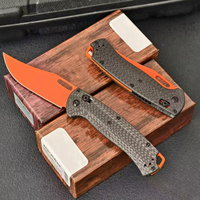 BM 15535 Carbonfaser-Griff Keramikbeschichtung 8cr13 Stahl Jagd- und Camping-Klappmesser Outdoor-Überlebens-EDC-Taschenmesser