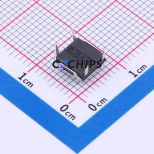 TS-1080D-A3B3-D2 Tactile Switch Through hole Component (THT) Switch Single Pole Single Throw Round Button 2.5N Through Hole - Product Image 2