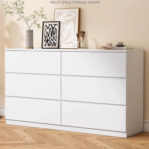 Mobile Espositore Moderno in Legno per Soggiorno con Grande Capacità 5+ Cassetti - Arredamento Salvaspazio per Appartamenti e Hotel - Product Image 1