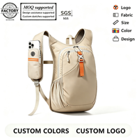 Sac à dos pliable en polyester, ultra léger, résistant à l'eau, 36-55L, pour hommes et femmes, randonnée, camping, voyage en plein air