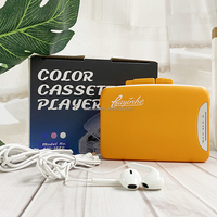 Baladeur radio FM portable convertir Cassette de musique audio en lecteur de bande compact numérique MP3 enregistreur portable avec écouteur