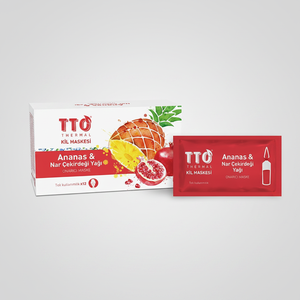 Mascarilla Facial TTO Thermal de Piña y Granada, 12 Unidades, Limpieza Profunda Herbal, Renovación con Niacinamida, Calmante e Hidratante - Product Image 2