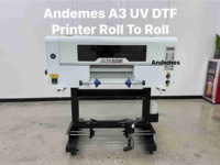 Imprimante UV Xp600 * 3 DTF 30cm rouleau A3 à rouleau imprimante Uv DTF avec machine à plastifier pour autocollant