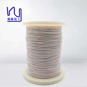 Cuct 155 de 0,04mm * 420 de Nylon sirvió alambre Litz cubierto de seda esmaltado alambre trenzado