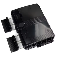Boîtier de distribution de fibre optique 16 cœurs pour extérieur, boîtier terminal optique FTTH, montage mural/sur poteau, PC+ABS, étanche IP55