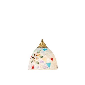 French Country Style Pendant <b>Light</b> Single Head Round LED Home Decor <b>Lighting</b> 180x200mm Switch Control - Product Image 5