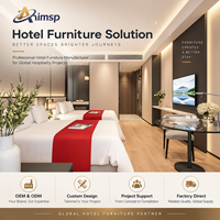 Ensemble de mobilier sur mesure pour chambre d'hôtel, coordonné et adapté à la planification spatiale, qualité stable pour projets mondiaux