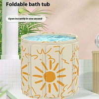 Vente directe d'usine, baignoire ronde gonflable en PVC portable, pliable, 60 gallons+, bain de glace pour adultes, utilisation en extérieur et en intérieur