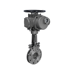 Actionneur motorisé multi-tours de type régulation à bride en acier inoxydable COVNA pour commande urgente, vanne de glissière électrique - Product Image 1