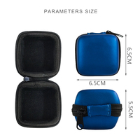 Sac de rangement EVA portable personnalisé pour petits accessoires numériques, étanche, pour câbles USB, chargeur de téléphone, boîte organisateur