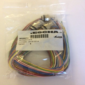 Plc 1 X Pk of 5 <strong>Escha</strong> 8028074 Ec-fsd8-0,5/16 M12 Flan Connector Unused for Warranty Product - Product Image 1
