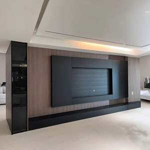 Gabinetes de TV de madera hechos a medida multifuncionales para almacenamiento práctico en la sala de estar directamente de la fábrica de origen - Product Image 6