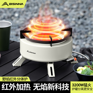 Bisinnna Portable Gas Stove SK255 Infrared Outdoor <b>Camping</b> Tea Brewing Windproof - Product Image 3