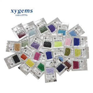 Wuzhou Xiangyi warna sintetis AAA bulat brilian potongan kubik zirkonia untuk pengujian - Product Image 1