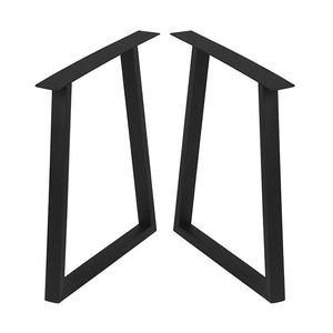 الثقيلة دعم الأجهزة المعدنية X على شكل أنبوب مربع مكتب عمل إطار الجدول الساقين قاعدة ل غرفة مكتب المنزل - Product Image 2