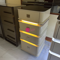Yicheng Beauty Chariot de salon au design moderne Armoire de salon avec rangement Armoire de salon avec chariot à prix réduit