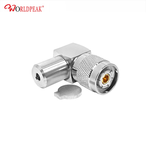 Conector RF Triaxial Triax <span class=keywords><strong>TRT</strong></span> Macho de Ángulo Recto con Abrazadera para Cable Triaxial TRX316, Conector Coaxial RF de Alta Blindaje - Product Image 5