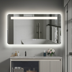 Fullkenlight 5 Star Hotel Led Espelho Do Banheiro Luz WC Wall Mounted Smart Led Espelho Do Banheiro com Toque - Product Image 1