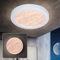 Worbest Panneau lumineux LED moderne multicolore en acier AC 9 pouces 18W 5CCT ETL/cETL/CE IP44