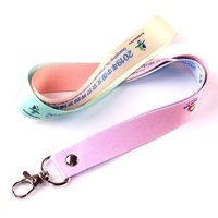Lanière promotionnelle personnalisée avec logo de la marque Xinhualong, en nylon souple et durable, imprimée en typographie, pour porte-clés et tour de cou