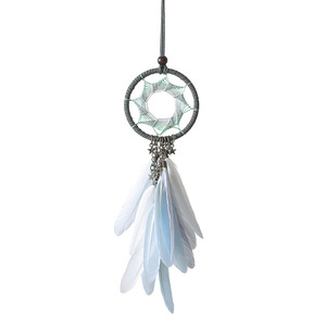 Star Dream Catcher Car Hanging Wind Bell Ins Yulu Ping Colgante con técnica pulida Material DIY Decoración de coche - Product Image 1