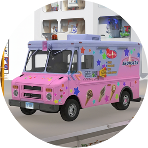 Mobile Ice Cream Food Trucks With Cooking Equipment Outdoor <b>Kitchen</b> Street Vending Food Cart Food Trucks for <b>Sale</b> in USA - Product Image 2