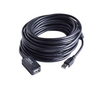 Câble d'extension USB 2.0 de 3M, 5M, 10M, 15M, 20M, 25M, 30M de longueur pour ordinateur portable PC avec amplificateur de signal