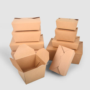 Caja de papel marrón SenAng05 Kraft para llevar, caja de papel para llevar, caja para comida, ensalada, pollo frito, <span class=keywords><strong>asador</strong></span>, caja Bento - Product Image 6