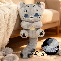 Peluches lestées personnalisées pour une douce caresse, idéales pour la décoration intérieure, compagnon réconfortant OEM, surprise d'anniversaire unique pour enfants
