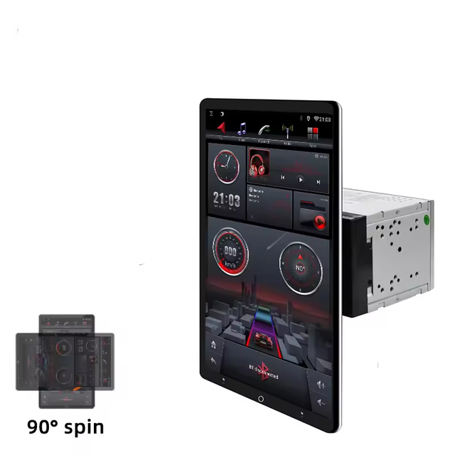 13 Inch Rotating 360 Degrees Car Radio DVD Player 2Din 8581 7862S 2K Screen Carplay Android Auto Universal GPS Stereo