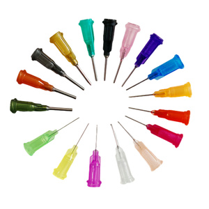 14Gオリーブ0.5インチネジ山プラスチック-スチール針鈍い先端ディスペンシング接着剤針工業用使い捨て針 - Product Image 3