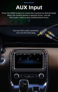 8英寸2 Din Carplay触摸屏汽车多媒体播放器调频通用串行总线立体声大众/波罗/帕萨特/座椅/托莱多 - Product Image 5