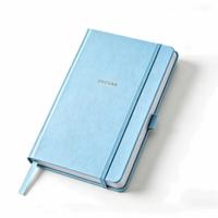 Cuaderno de Tapa Dura de Alta Calidad en Cuero PU A5, Cuaderno de Viaje Personalizado con Logotipo