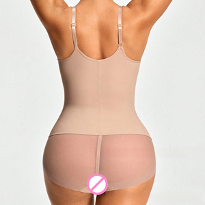 Women Thin Wireless Seamless Breathable High Waist Plus Size <strong>Shapewear</strong> <strong>Bodysuit</strong> with Tummy Control <strong>Strapless</strong> - Product Image 6