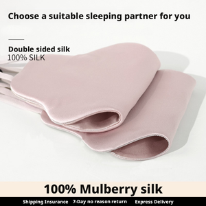 Silk <strong>Eye</strong> <strong>Mask</strong> <strong>Sleep</strong> Specific 100% Mulberry Silk Light Blocking Relieve Fatigue Hook-on Cloud <strong>Eye</strong> Protection - Product Image 3