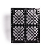 Palette en plastique HANG NENG à prix réduit, liquidation, 1200*800*140mm, simple face, 4 voies, charge dynamique de 1000 kg, expédition industrielle