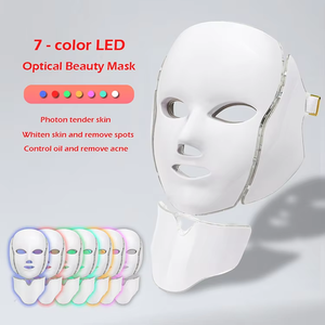 Máscara Facial de Terapia Fotónica LED de 7 Colores, ABS, 10W, Dispositivo de Belleza para Blanquear y Reafirmar la Piel - Product Image 2