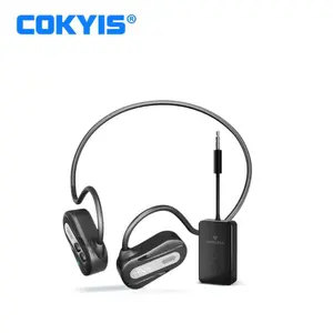 Fabrika 2.4G kablosuz Bluetooth izleme kulak kancaları kemik iletim kulaklık, IPX5 su geçirmez TWS kablosuz kulaklık