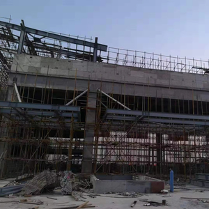 Thiết Kế Hiện Đại Ánh Sáng Đúc Sẵn Kết Cấu Thép Xây Dựng Nhà Kho Kim Loại Thủy Tinh Rèm Tường Mặt Tiền Hàn Cắt - Product Image 4