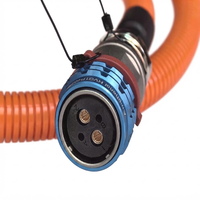 Harnais de câblage haute tension personnalisé pour camion de voirie électrique BYD T4C, câble orange blindé pour chauffage PTC