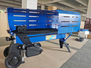 Vente chaude 7 tonnes processeur de bois de chauffage fendeur de bûches cinétiques fendeur de bûches de bois avec <span class=keywords><strong>cage</strong></span> CE HY7T-520-III Hystrong - Product Image 2