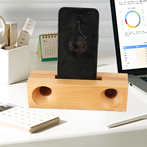 Sản Phẩm Mới Xách Tay Gỗ Loa Di Động Khuếch Đại Âm Nhạc <span class=keywords><strong>Mini</strong></span> Bằng Gỗ Loa Điện Thoại Di Động Chủ - Product Image 1